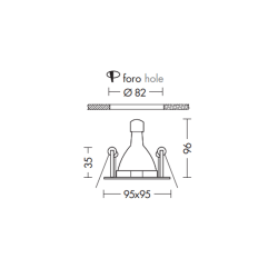 Thera Squared Recess GU10 | ProfessioneLuce