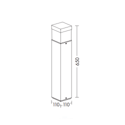 Zagat Outdoor Led Pole IP54 | ProfessioneLuce