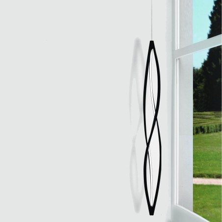 In the wind vertical suspension lamp