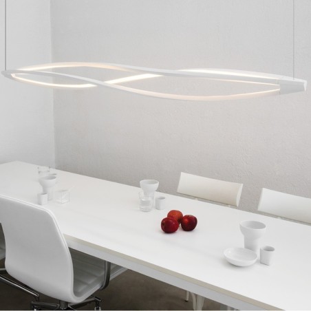 In the wind horizontal suspension lamp