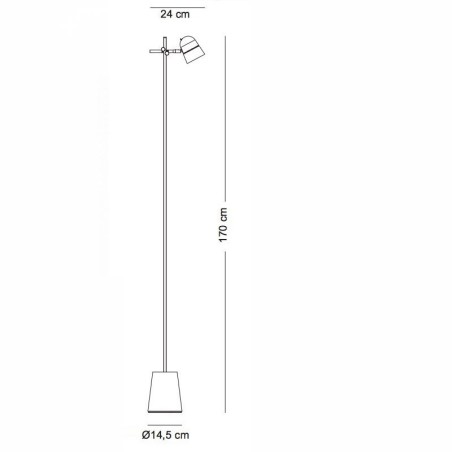 Luceplan Counterbalance Lampada da Terra