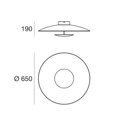 Linea Light Horizon_S Lampada da Soffitto