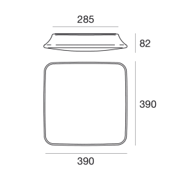 MyWhite_Q Wall/Ceiling lamp IP65