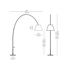 Luceplan Lady Costanza On-Off Lampada da Terra