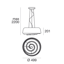 Rose Suspension Lamp_B_Esclusa_Lampadina/e_NON_inclusa/e_Not_Included