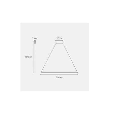 Icone Luce Spillo 100 Lampada a Sospensione