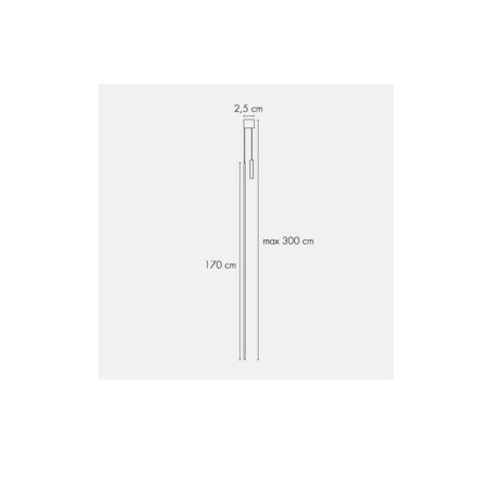 Icone Luce Spillo 170 Lampada da Soffitto