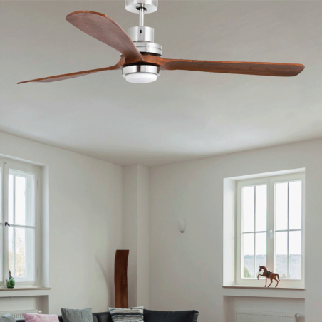 Faro Lantau-G Ventilatore da Soffitto a 3 Pale con Luce