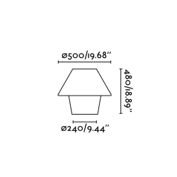 Faro Versus Lampada da Terra/Tavolo per Esterno