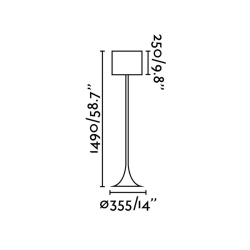 Faro Black Lampada da Terra