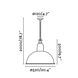 Faro Lou Lampada a Sospensione
