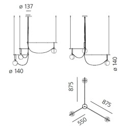 Artemide nh S3 14 Lampada a Sospensione