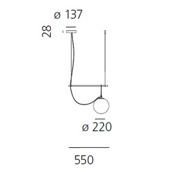 Artemide nh S1 Lampada a Sospensione