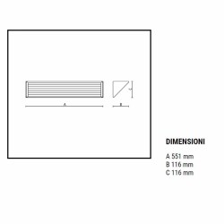 Goccia Illuminazione Maxi con griglia Lampada da Parete per Esterno