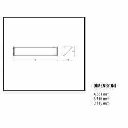 Goccia Illuminazione Maxi Lampada da Parete per Esterno