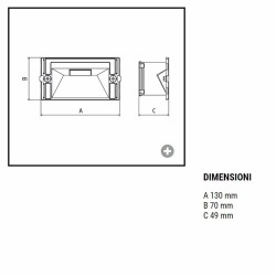 Quantum Horizontal 3.2W aluminum mask