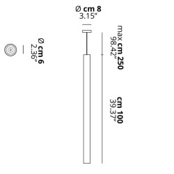 Lodes A-Tube Large Lampada a Sospensione