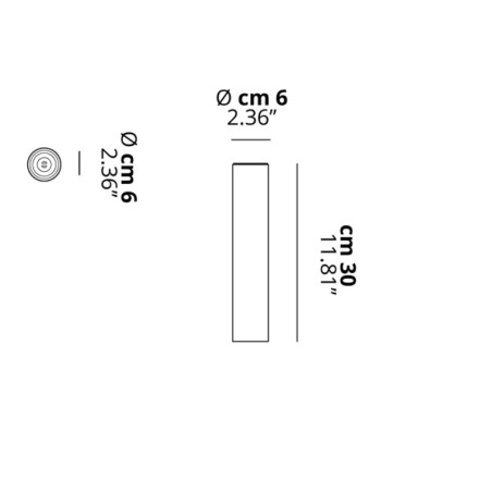 Lodes A-Tube Small Lampada da Soffitto