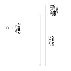 A-Tube Nano Medium Suspension lamp | ProfessioneLuce