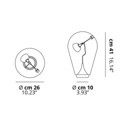 Lodes Blow Led Lampada da Tavolo