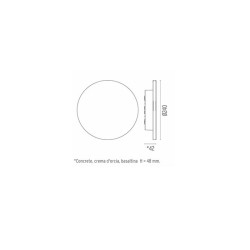Flos Camouflage 240 Lampada da Parete/Soffitto IP65