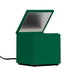 Cini&Nils Cuboluce Laccaseta Verde Lampada da Tavolo Offerta