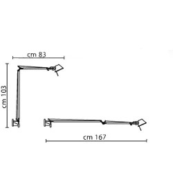 Tolomeo Arm _B_Esclusa_Lampadina/e_NON_inclusa/e_Not_Included
