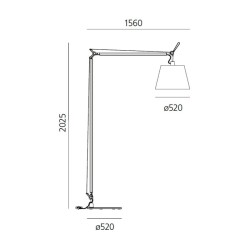 Artemide Tolomeo Maxi Lampada da Terra