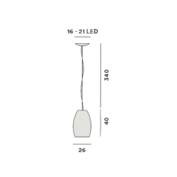 Foscarini Buds 1 Lampada a Sospensione