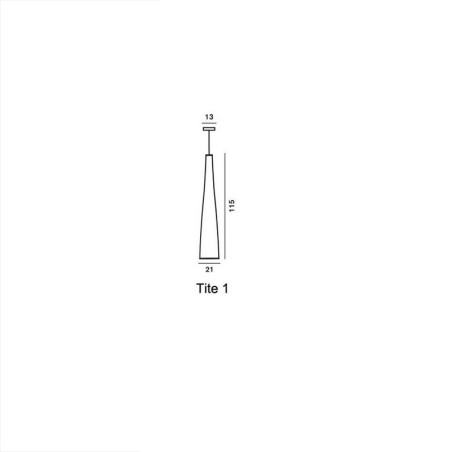 Foscarini Tite 1 Lampada a Sospensione