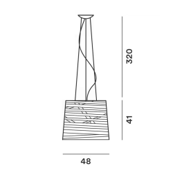 Foscarini Tress Grande Lampada a Sospensione