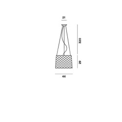 Foscarini Twiggy Grid Lampada a Sospensione per Esterno
