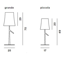 Foscarini Birdie Led Touch Dimmer Lampada da Tavolo