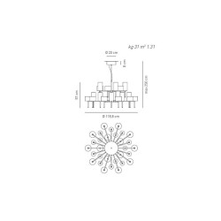Spillray 30 Suspension lamp