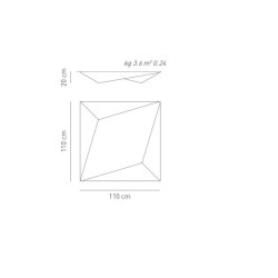 Ukiyo G Wall/Ceiling lamp_B_Esclusa_Lampadina/e_NON_inclusa/e_Not_Included