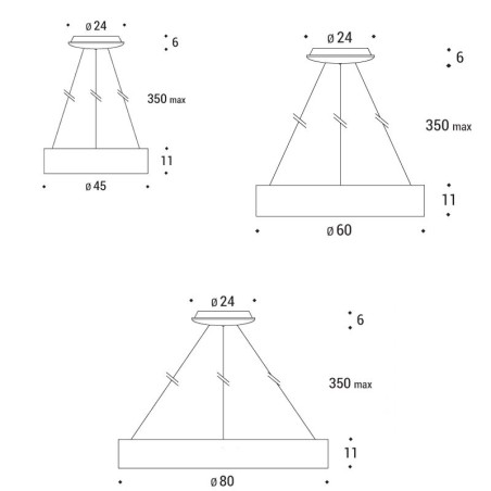 PAN Hoop Lampada a Sospensione