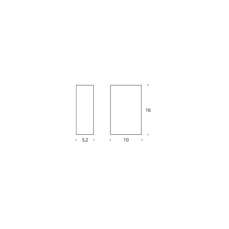 PAN Oberon Lampada da Parete