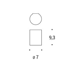 PAN Tube Lampada da Parete