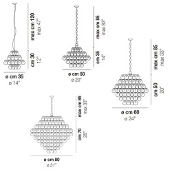 Mini Giogali 35 Suspension lamp | ProfessioneLuce