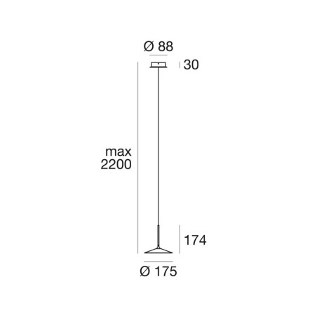 Linea Light Poe P1 Lampada a Sospensione