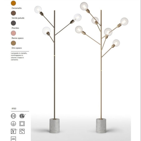 Modoluce Baobab Lampada da Terra