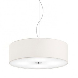 Modoluce Cilindro Lampada a Sospensione Cotone