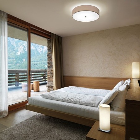 Modoluce Discovolante Lampada da Soffitto Cotone