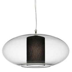 Modoluce Ellisse Grande Cotone Lampada a Sospensione