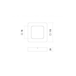Monsone recessed walkway