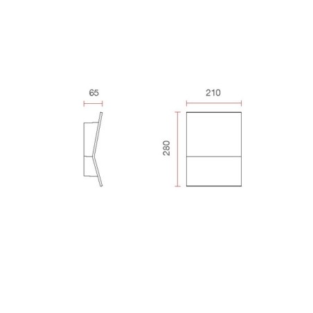Belfiore 2474 Lampada da Parete