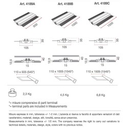 Belfiore 4189A Profilo da Incasso Senza Parte Elettrica