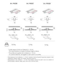 Belfiore P002B Profilo Senza Parte Elettrica