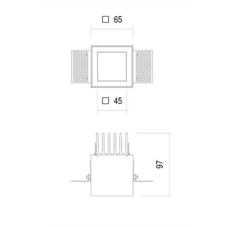 Falk recessed spotlight