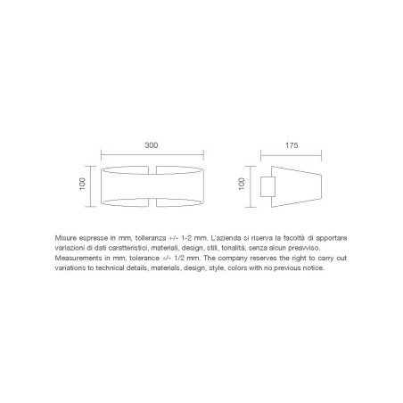 Belfiore 2614B Lampada da Parete